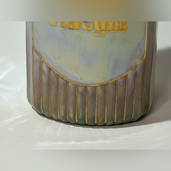 Lustreware 1950s Iridescent German Lusterware Porcelain Vinegar Decanter 2895 - Picture 3 of 14